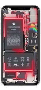 iphone xs max live hintergrund rot