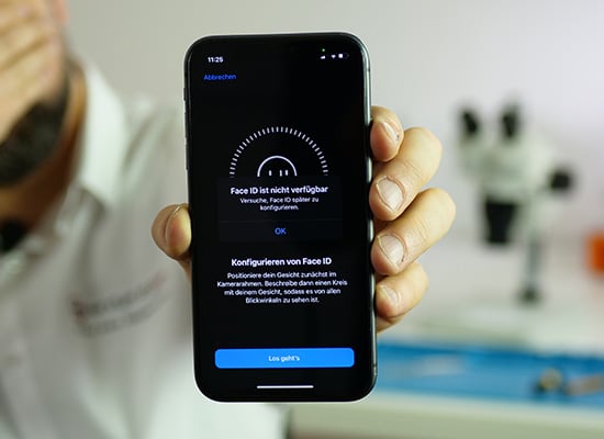 face id nicht verfügbar