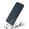 iPhone 13 Pro Schutzh&uuml;lle mit Kartenfach und Kamera-Schutz - Dunkelblau