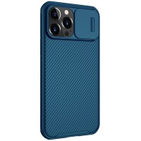 Nillkin iPhone 13 Pro Max Hülle mit Kamera-Schutz und Magsafe Funktion - Blau