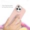 iPhone 13 Pro Max H&uuml;lle mit Ring Halter f&uuml;r Finger &amp; Schlaufe - Lila