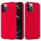 iPhone 13 Pro Max H&uuml;lle aus Silikon mit MagSafe Funktion - Rot