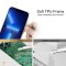 iPhone 13 Pro Max Silikonh&uuml;lle - Marmor Design - Wei&szlig;