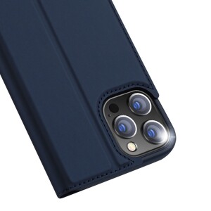 Dux Ducis iPhone 12 Pro Max Klapphülle - Dunkelblau