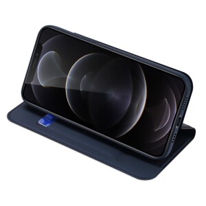 Dux Ducis iPhone 12 Pro Max Klapphülle - Dunkelblau
