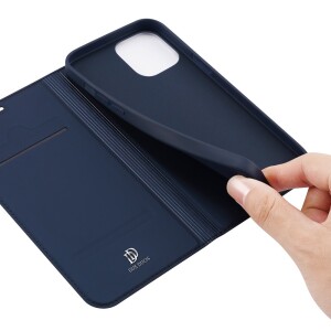 Dux Ducis iPhone 12 Pro Max Klapphülle - Dunkelblau