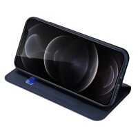 Dux Ducis iPhone 12 Pro Max Klapphülle - Dunkelblau