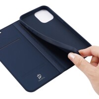 Dux Ducis iPhone 12 Pro Max Klapphülle - Dunkelblau