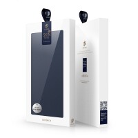 Dux Ducis iPhone 12 Pro Max Klapphülle - Dunkelblau