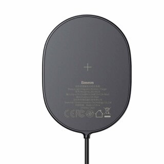 Baseus Magnetisches kabelloses Ladeger&auml;t - iPhone MagSafe kompatibel - schwarz