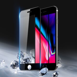 iPhone 7 Plus Premium Panzerglas 4D Schwarz