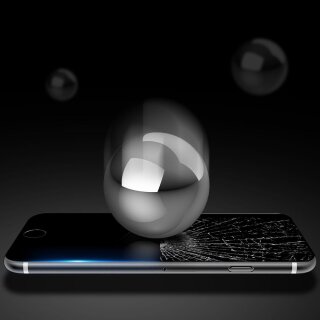 iPhone 7 Premium Panzerglas 4D (vollfl&auml;chig) - Schwarz