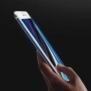iPhone 8 Premium Panzerglas 4D (vollfl&auml;chig) - Wei&szlig;