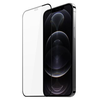 iPhone 12 Pro Max Premium Panzerglas 4D 2er-Pack (vollfl&auml;chig)