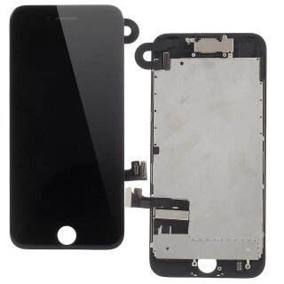 iPhone 7 Plus LCD Retina Display + Touchscreen schwarz mit FaceTime Kamera, H&ouml;rmuschel, Sensor + Werkzeug Kit