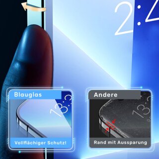 Blauglas&reg; iPhone 15 Anti-Spy Panzerglas