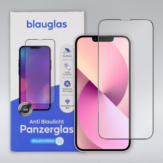 Blauglas&reg; iPhone 13 Panzerglas mit Blaulicht Filter