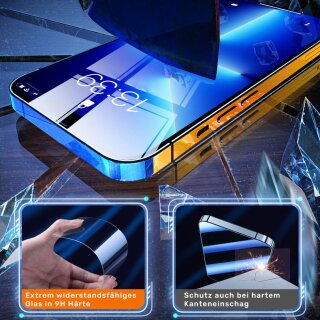 Blauglas&reg; iPhone 14 Pro Panzerglas mit Blaulicht Filter