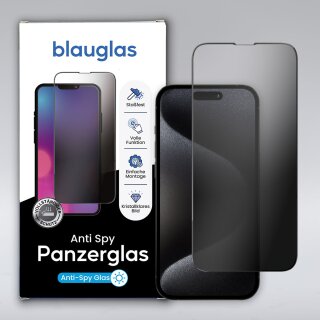 Blauglas&reg; iPhone 15 Pro Anti-Spy Panzerglas