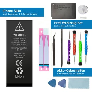 iPhone 7 Akku Reparaturset vom Originalausrüstungshersteller