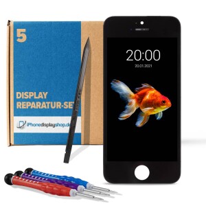 iPhone 5 Display schwarz mit Werkzeugset Original Retina LCD + Touchscreen