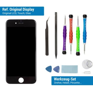 iPhone 6 Display Schwarz Refurbished Werkzeug Set