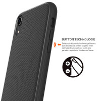 JT BackCase Pankow Soft f&uuml;r iPhone XR Schwarz