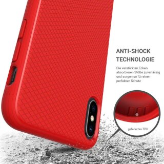 JT BackCase Pankow Soft f&uuml;r iPhone XS Max Rot