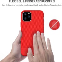 JT BackCase Pankow Soft f&uuml;r iPhone 11 Pro Rot