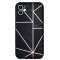 iPhone 11 Silikonh&uuml;lle - Marmor Glam - Schwarz