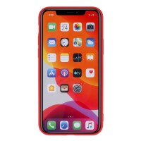 iPhone 11 Pro H&uuml;lle aus Silikon - Rot