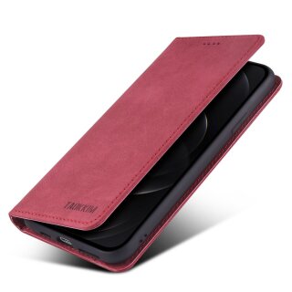 iPhone 11 Pro Klapph&uuml;lle mit Kartenfach - Rot