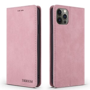 iPhone 11 Pro Klapph&uuml;lle mit Kartenfach - Pink