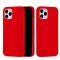iPhone 12 Mini H&uuml;lle aus Silikon - Rot