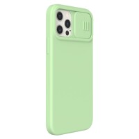 Nillkin iPhone 12 Pro Max Case mit Kamera-Schutz und Magsafe Funktion - Gr&uuml;n