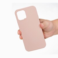 iPhone 13 H&uuml;lle aus Silikon mit MagSafe Funktion - Pink