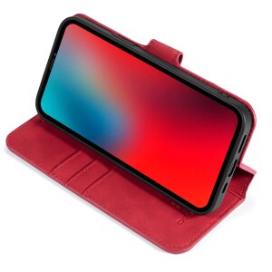 iPhone 13 Klapph&uuml;lle mit Kartenfach - Rot