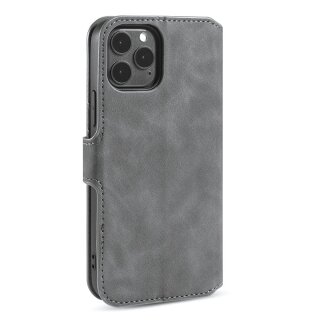 iPhone 13 Klapph&uuml;lle mit Kartenfach - Grau
