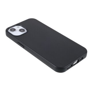 iPhone 13 Mini Schutzh&uuml;lle aus recyceltem Silikon mit MagSafe Funktion - Schwarz
