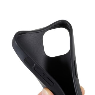 iPhone 13 Mini Schutzh&uuml;lle aus recyceltem Silikon mit MagSafe Funktion - Schwarz