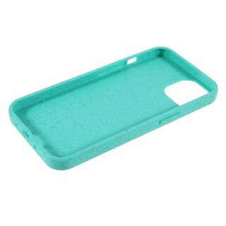 iPhone 13 Mini Schutzh&uuml;lle aus recyceltem Silikon mit MagSafe Funktion - Turkis