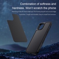 Nillkin iPhone 13 Mini Schutzh&uuml;lle Materia - Carbon Schwarz